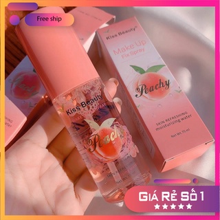 Xịt khóa nền trang điểm Peachy hương Đào 75ml