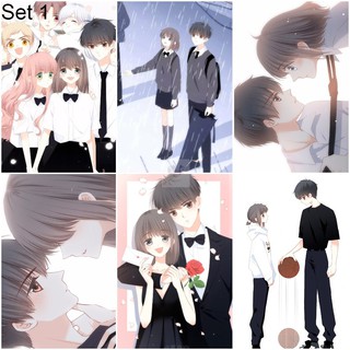 Bộ 6 Áp phích - Poster Manhua Con Tim Rung Động (A5, A4, A3)