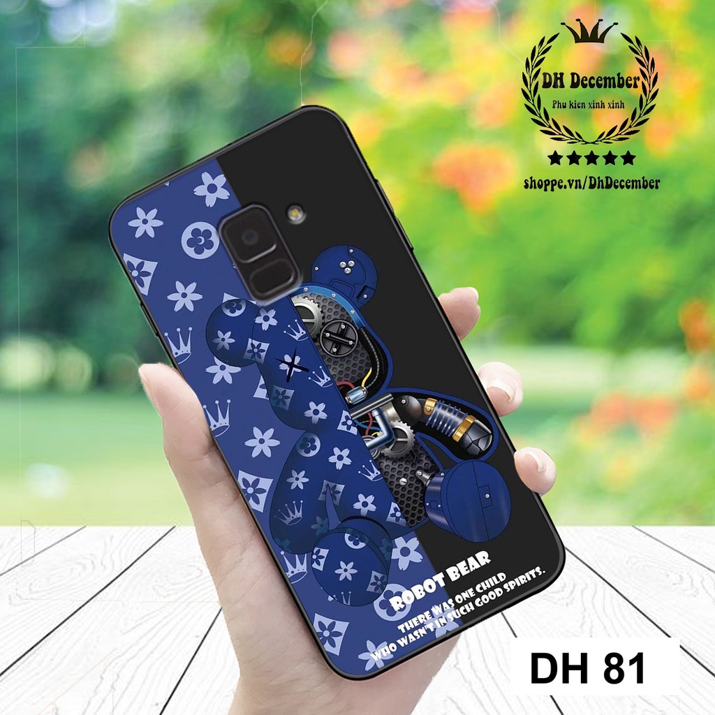 Ốp lưng samsung   A6/ A6+(A6 PLUS)/ A8/ A8+(A8 PLUS)  in hình 3D GẤU BEER RICK-GẤU ROBOT BEER-ĐẸP