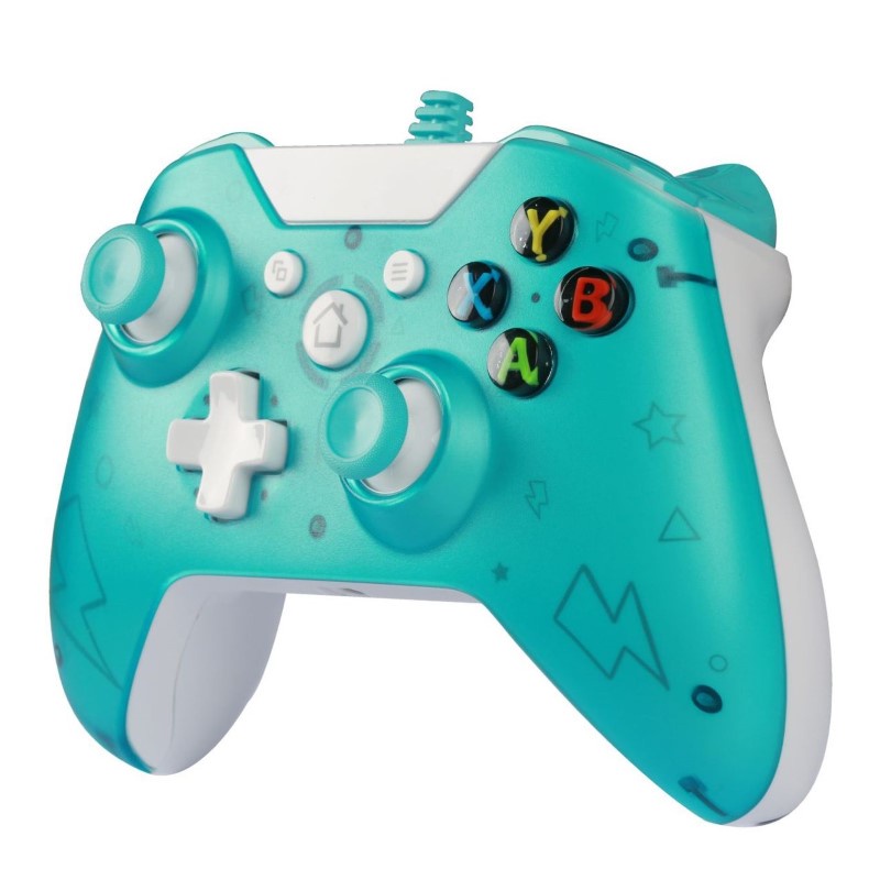 Gamepad Xbox One N1 Cyan - cho máy tính, laptop, máy game xbox one