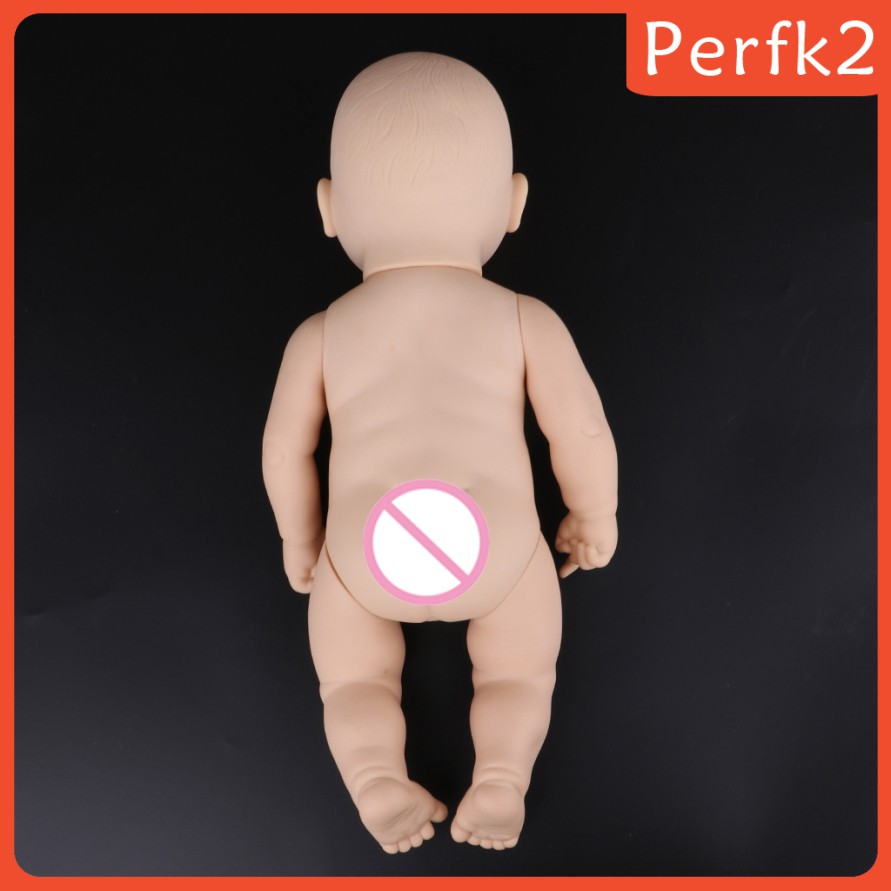 50cm Real Life Soft Vinyl Reborn Baby Girl Doll Model DIY Toy Accessory Gift