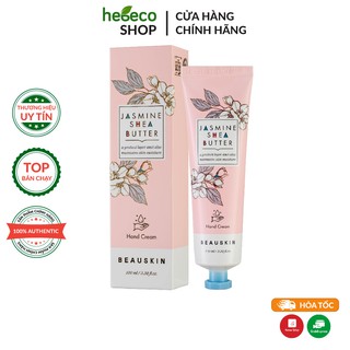 Kem dưỡng da tay làm mềm và trắng da hương nhài Beauskin Jasmine She Butter Hand Cream 100ml - Hàng Hàn Quốc
