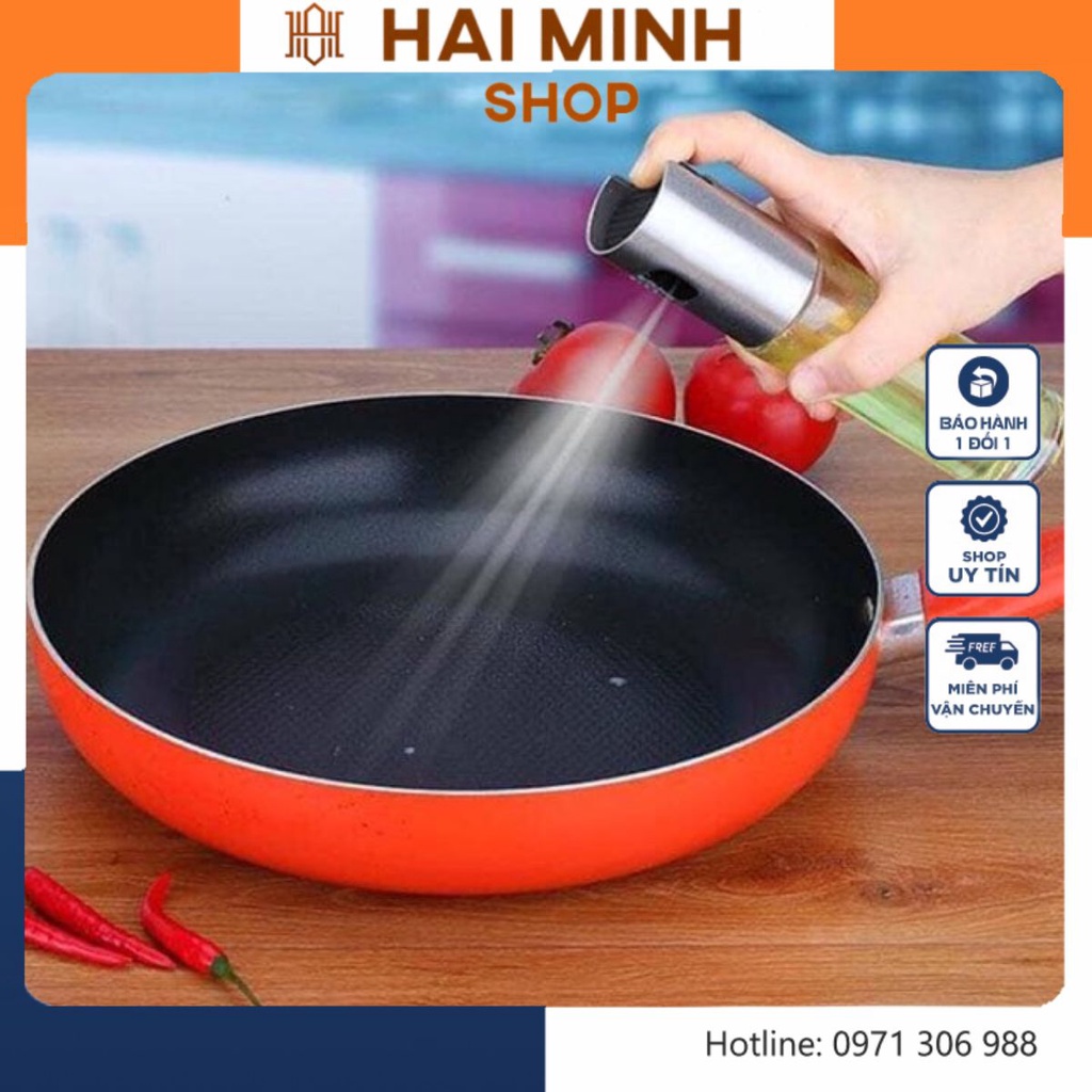 Bình xịt dầu ăn thủy tinh, chai xịt dầu ăn phun sương dùng cho nồi chiên, salad, nướng 100ml