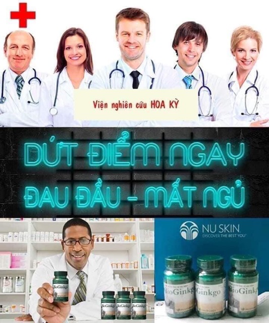 Bioginkgo của Núkin Viên uống tăng cường trí nhớ