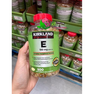 Vitamin e nắp đỏ 400 iu 500 viên kirkland của mỹ