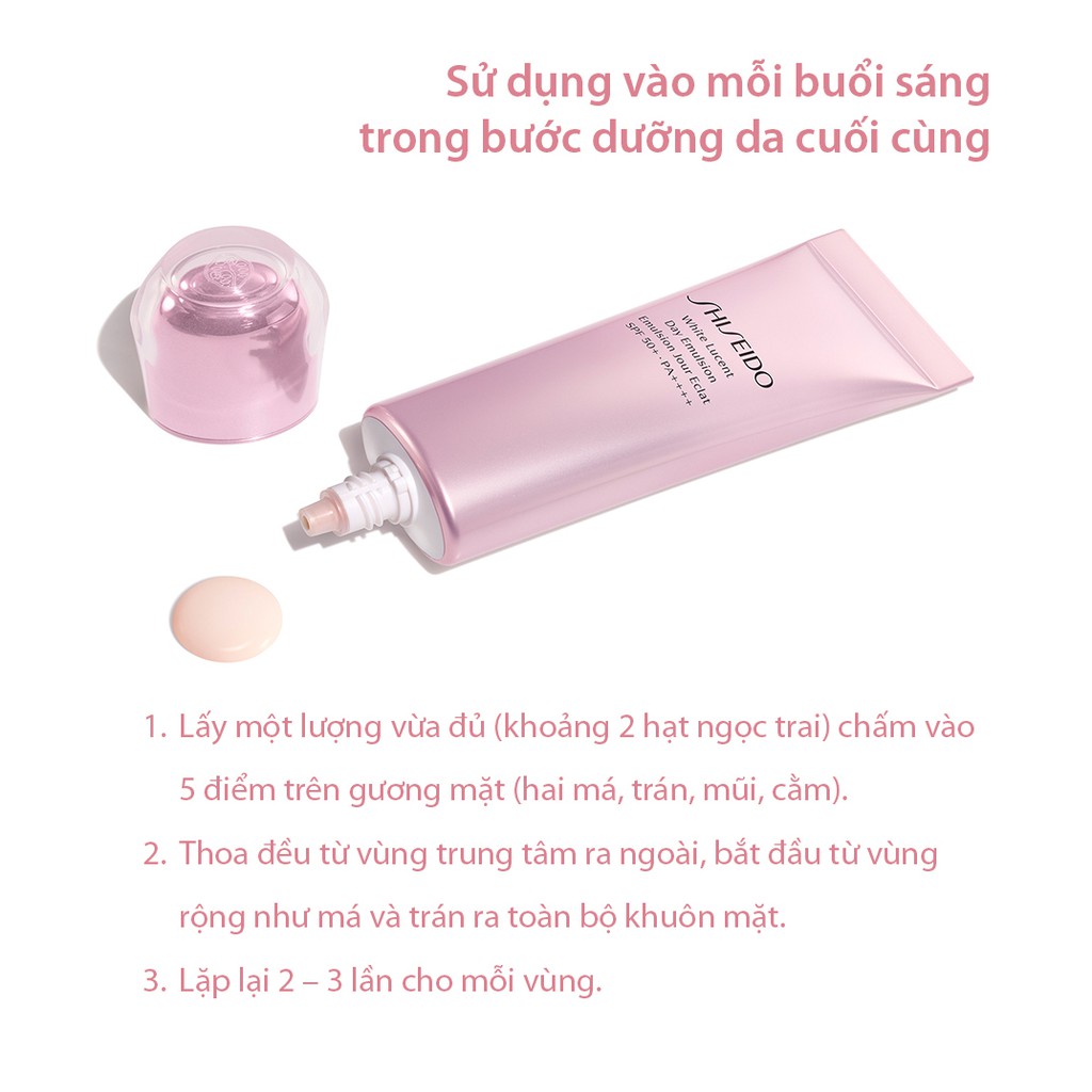 Kem dưỡng trắng da ban ngày Shiseido White Lucent Brightening Day Emulsion 50ml | BigBuy360 - bigbuy360.vn