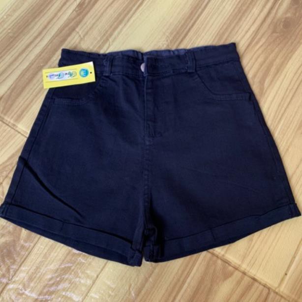 Quần Short Nữ Viền Lai Kaki Cạp Cao Tôn Dáng DRQS02