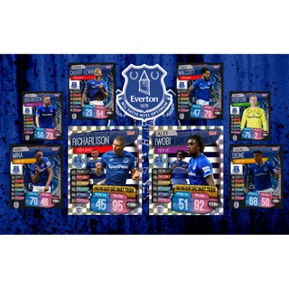 Bộ thẻ Match Attax Everton 2019/2020