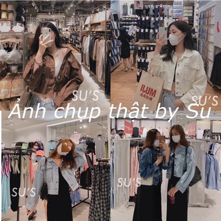 Áo khoác jeans lưng túi hộp A1862 SUSTORE