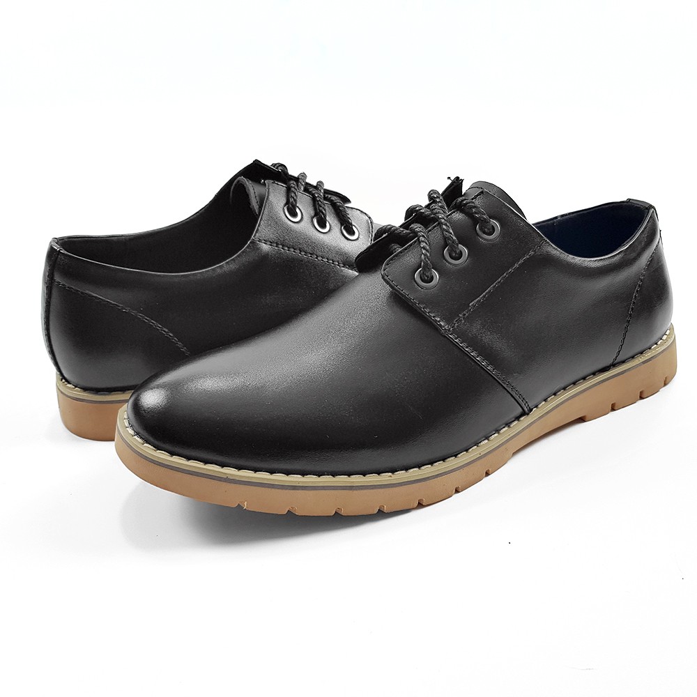 Giày Dr Nam Da Bò Thật Buộc Dây DR01ES
