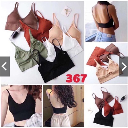 ÁO BRA GÂN TĂM HỞ LƯNG KHOÉT U XUẤT NHẬT SIÊU HOT | BigBuy360 - bigbuy360.vn