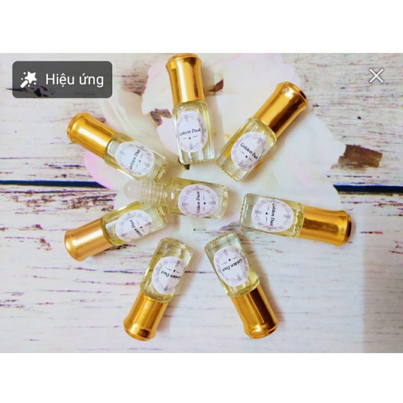 [CHUẨN AUTH_THƠM LÂU] Tinh dầu nước hoa dubai golden dust hương phấn dịu nhẹ ( mua 5 chai tặng thêm hôp)