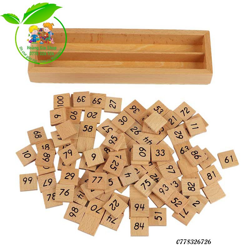 (Phiên bản quốc tế) Bảng 100 Montessori (Hundred Board)