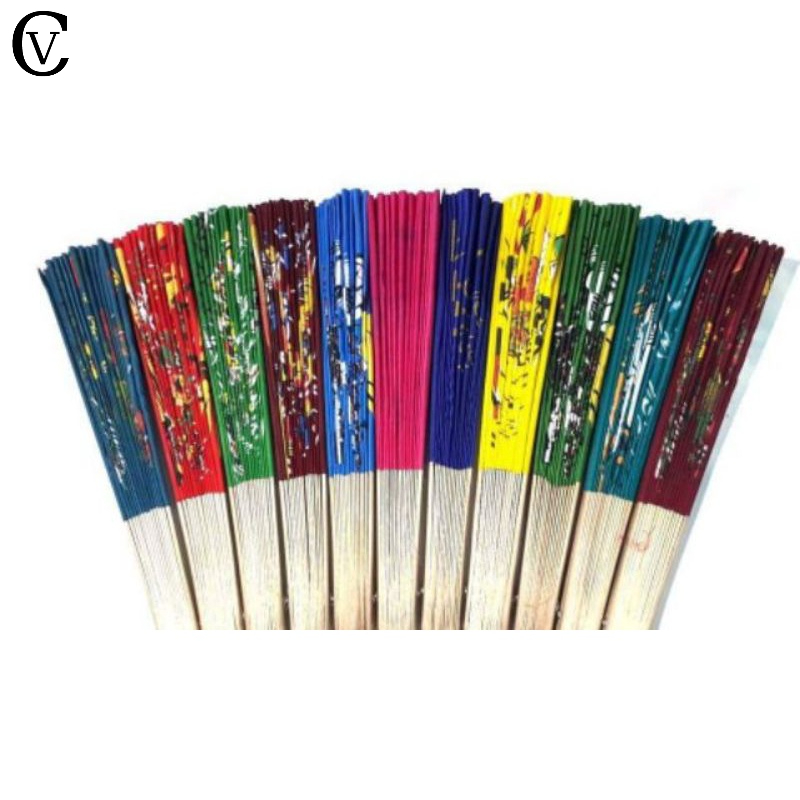 Quạt Vải, Quạt Giấy Giá Siêu Rẻ 30cm