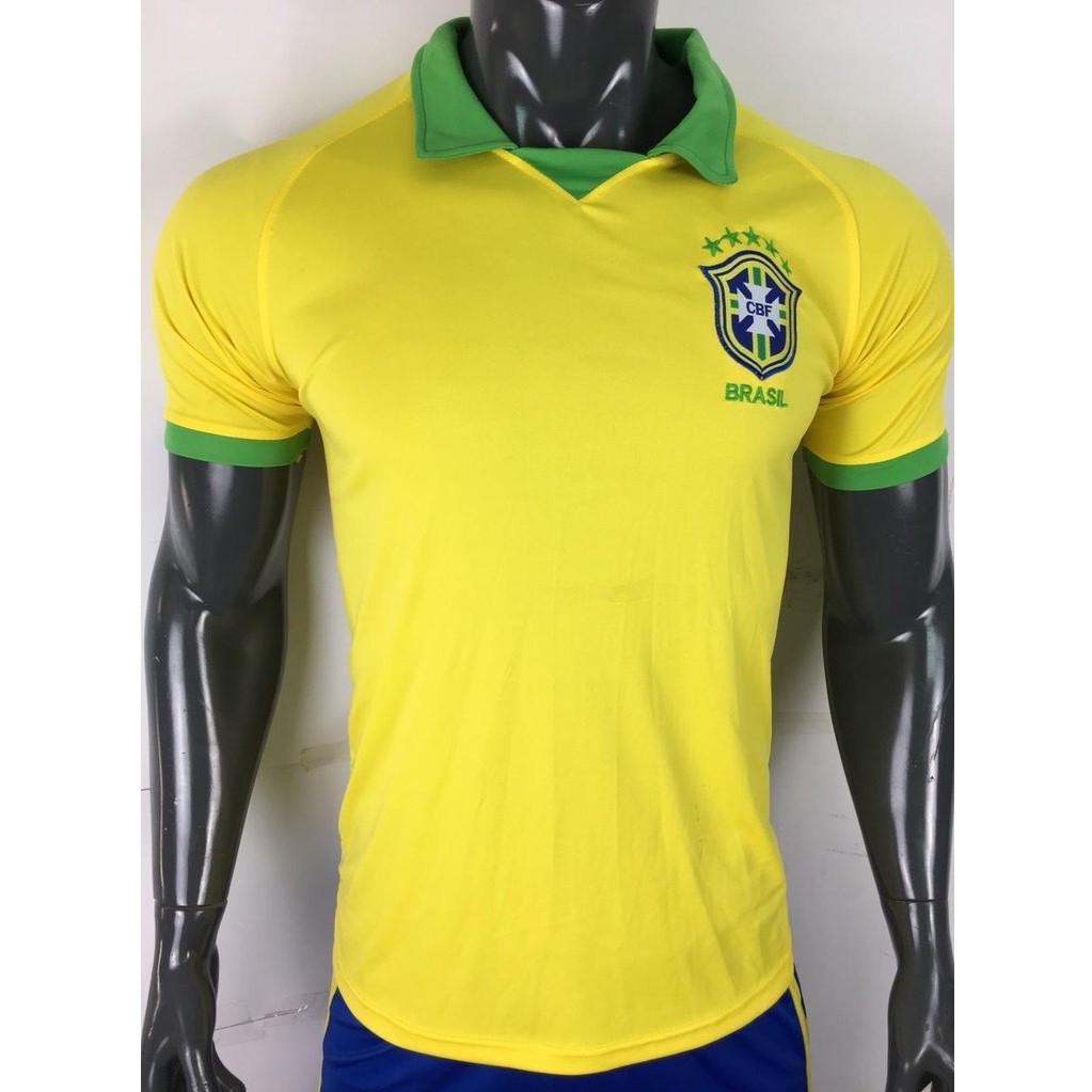 Bộ thể thao Brazil 2018 vàng