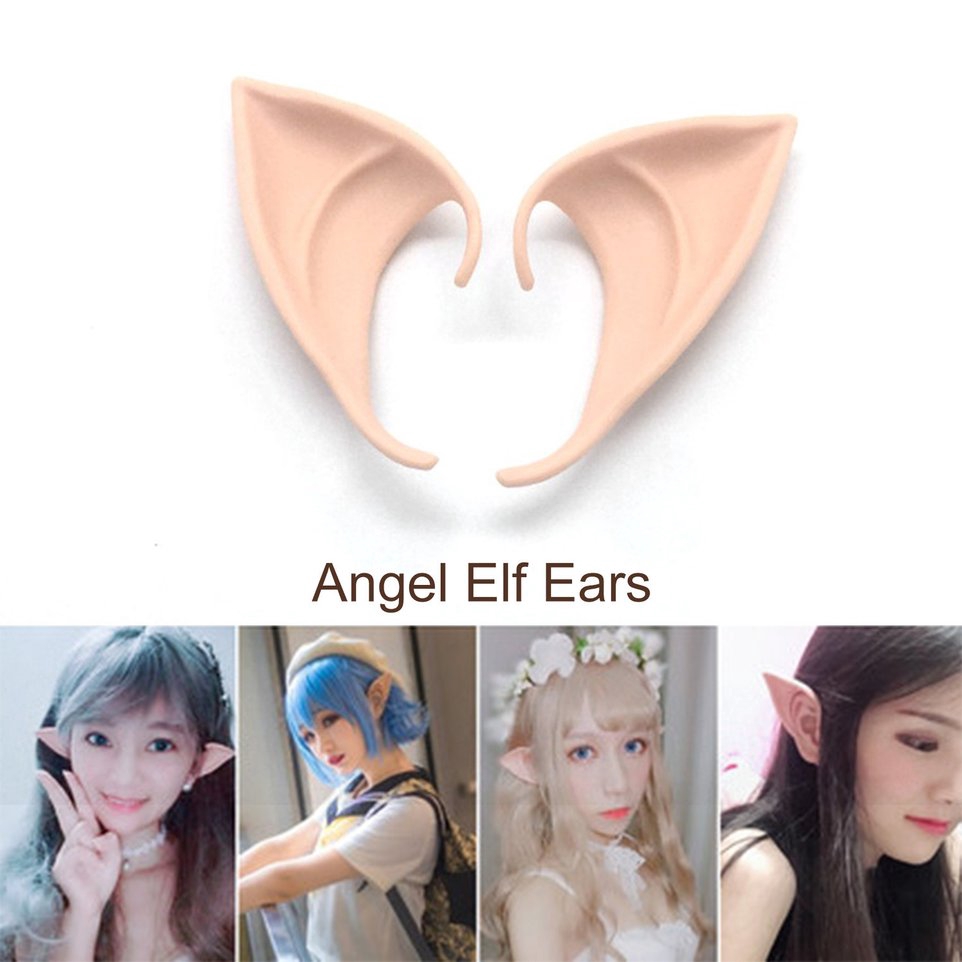 ╭┄Dear、Angel Elf Ears Soft False Ears Halloween Party Cosplay Accessories