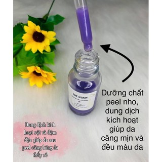 [Peel Nho Hữu Cơ Organic] se khít lcl, căng bóng da 200ml