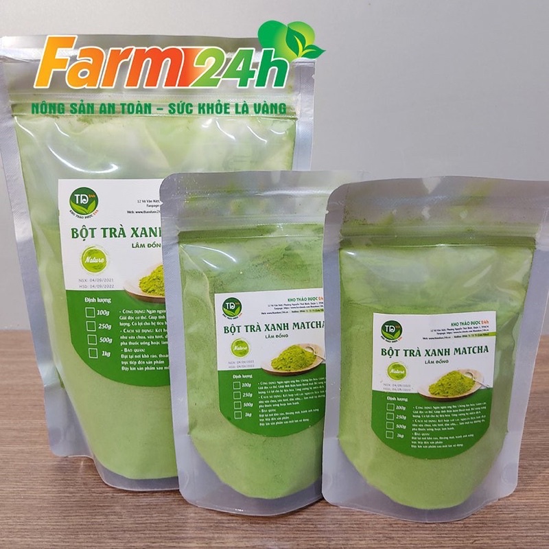 Bột Trà Xanh Nguyên Chất