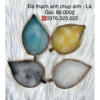 Đá Hình Chiếc Lá Chụp Ảnh Nail
