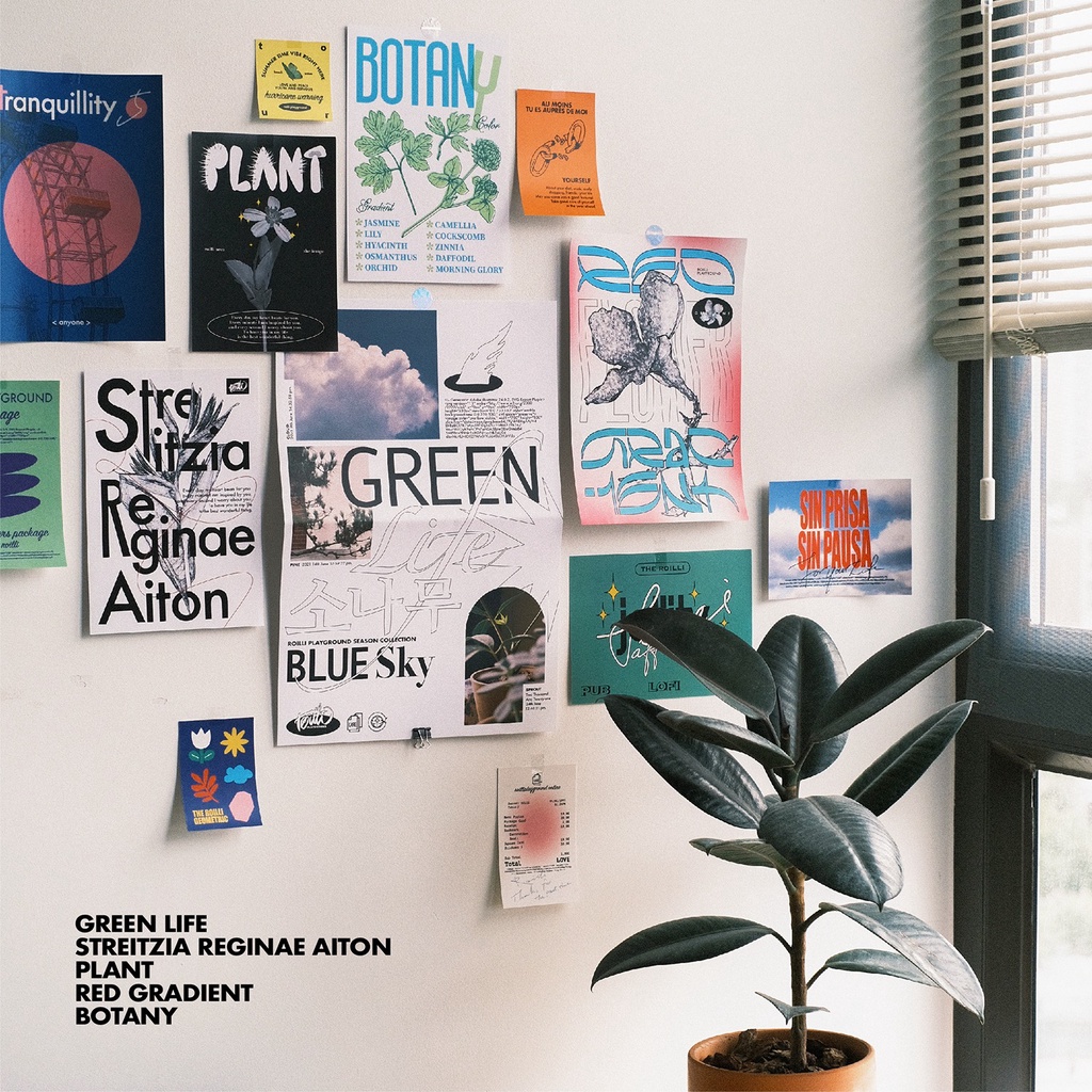 Poster dán tường postcard ảnh indie decor aethestic trang trí bàn học phòng ngủ room hàn quốc wall collage blackpink bts