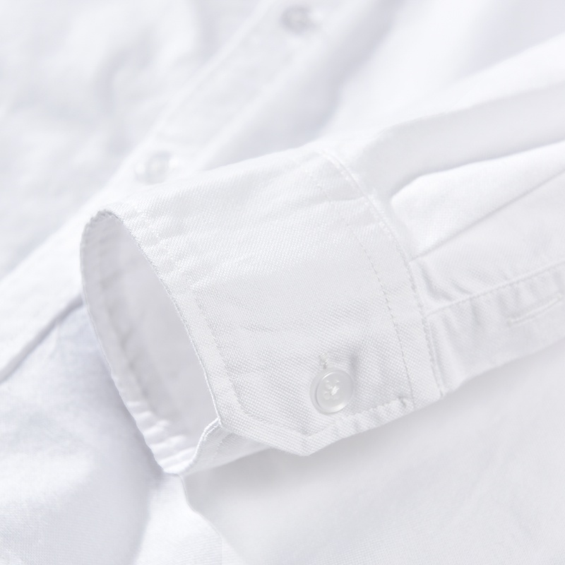 Áo Sơ Mi Cotton Oxford Tay Dài Trẻ Trung Thời Trang Cho Nam