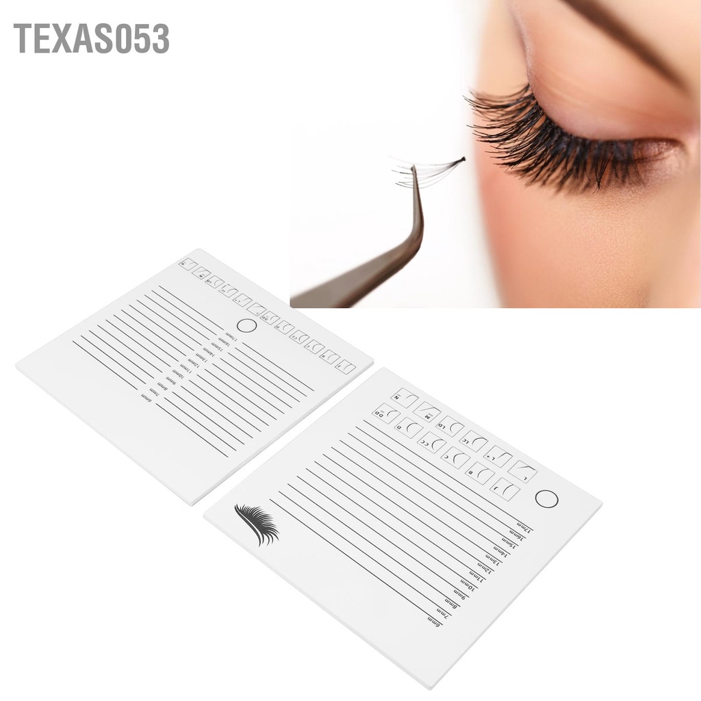 Texas053 Lông mi giả Mở rộng Pallet Giá đỡ Cơ sở PP Kích thước lớn Khay chứa lông di động cho người mới bắt đầu