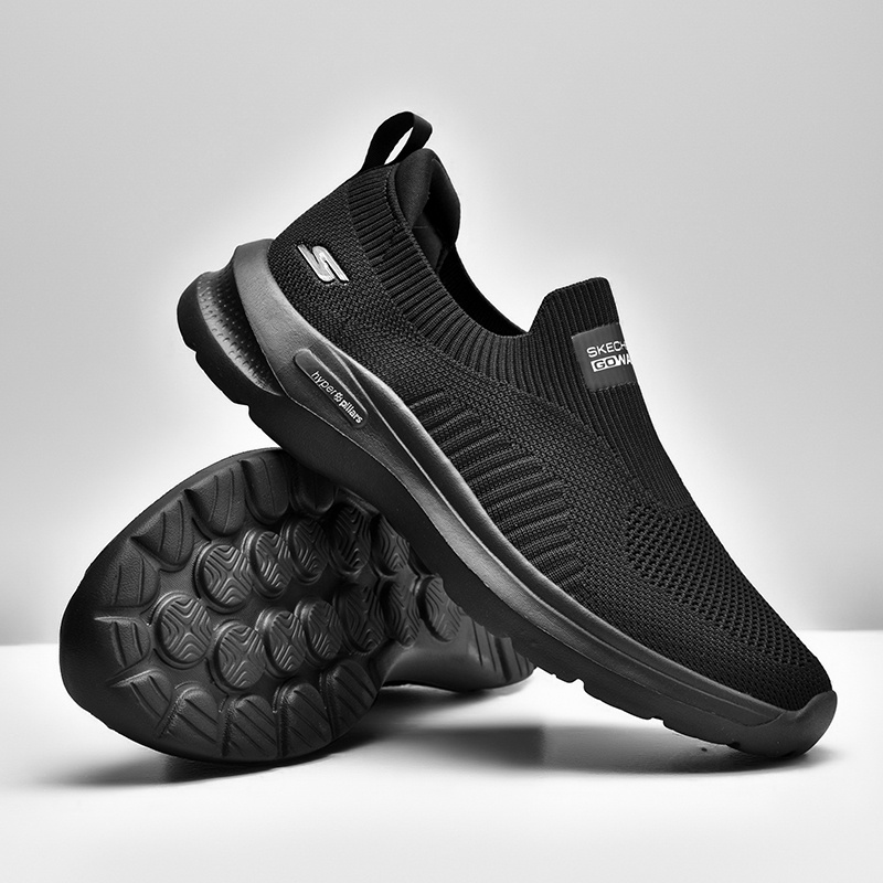 Giày Thể Thao Skechers_Giày Chạy Bộ Trọng Lượng Nhẹ Thoáng Khí Đơn Giản Cho Nam