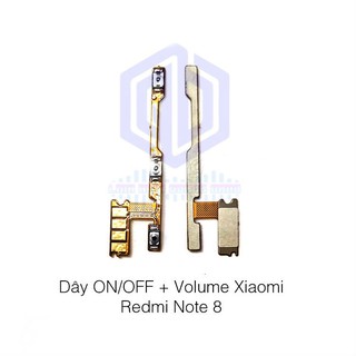 DÂY CÁP NÚT NGUỒN - ÂM LƯỢNG XIAOMI REDMI NOTE 8 ZIN