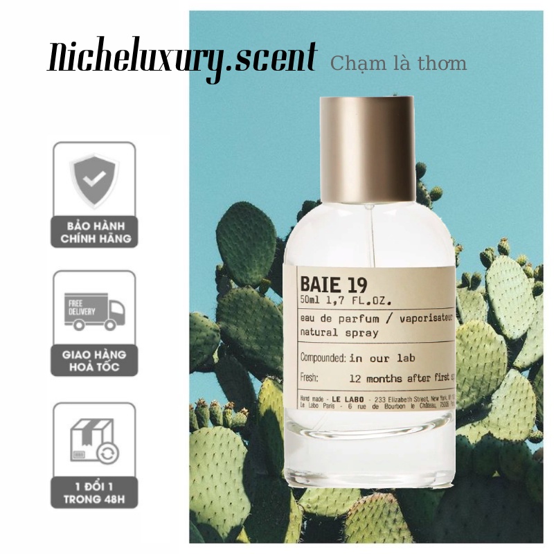 🅽🅸🅲🅷🅴 - Nước hoa Baie 19 EDP 10ml