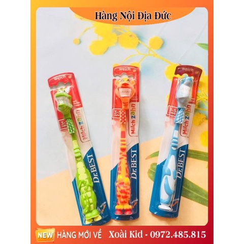 [Hàng nội địa Đức] Bàn chải đánh răng Dr.Best cho bé 3-5 tuổi