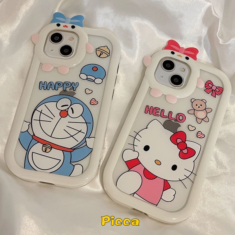 Dễ Thương Ốp Điện Thoại Mềm Chống Sốc Hình Doraemon 3D Cho OPPO A15 A57 2022 A17 A17K A55 A77S A54 A9 2020 A5 A16 A15s A16s A35 A31