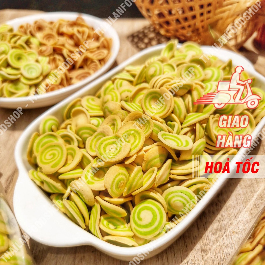 Bánh Tai Heo Nhí Trung Hiếu Vị Trà Xanh Túi 1kg