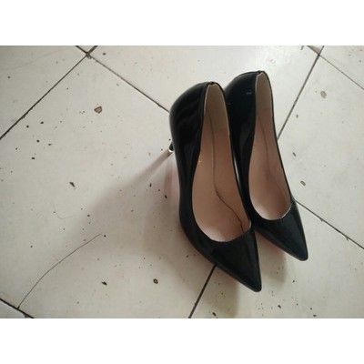 Giày cao gót/Giày nữ, sexy, mũi nhọn, da bóng, gót nhỏ, phong cách Hàn Quốc, dễ kết hợp