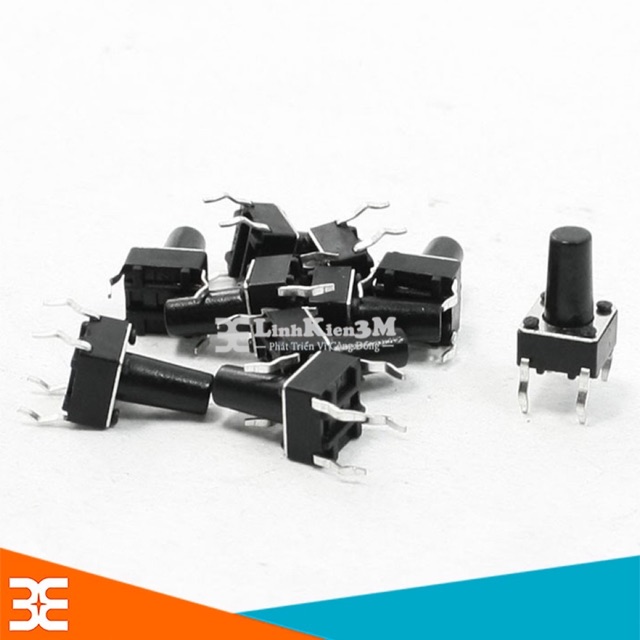 Nút Nhấn 4 Chân 6X6X15Mm xịn...
