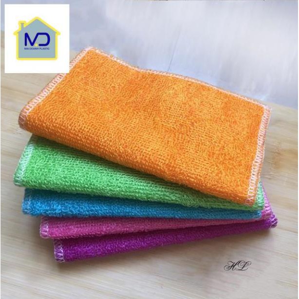 (siêu phẩm) Giẻ Lau rửa bát sợi tre | Khăn lau rửa bát