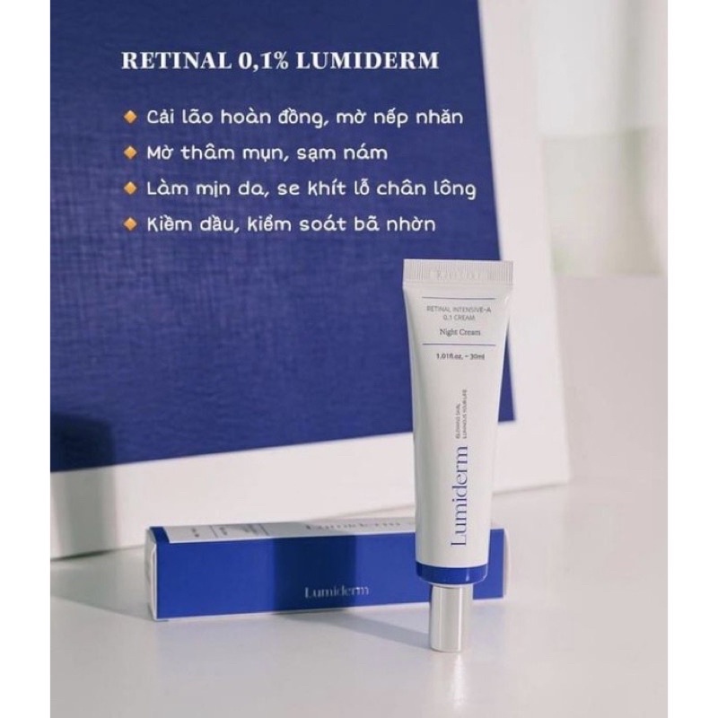 Kem retinal 0,1% lumiderm