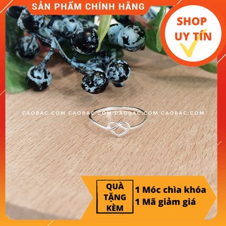 NHẪN BẠC BASIC💝FREESHIP💝Nhập mã [NHAN BAC] giảm 10k💝Nhẫn tim rỗng