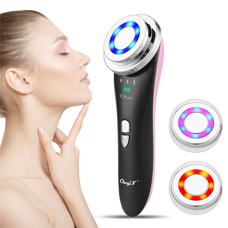 CKEYIN (Hàng Mới Về) Máy Massage Làm Đẹp Có Đèn Led Giúp Trẻ Hóa Làn Da Chống Lão Hóa Mr592