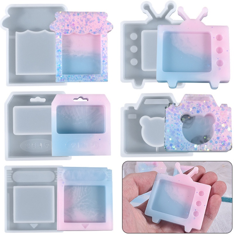 Set 1/5 khuôn silicone làm mặt trang sức hình lục lạc