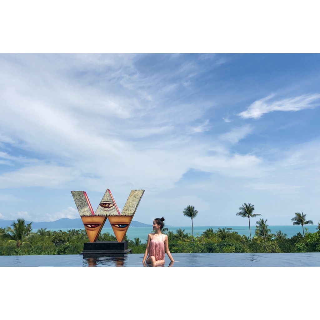 Bikini liền thân tua rua trước ngực | BigBuy360 - bigbuy360.vn