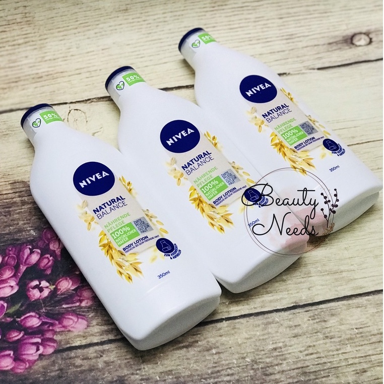 Dưỡng thể Nivea vị lúa mạchNatural Balance 350ML – New 2020 -  Hàng Đức