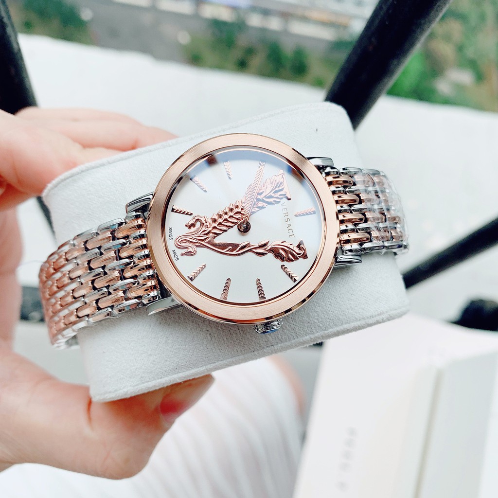 Đồng hồ nữ chính hãng Versace Virtus VEHC00519 - máy quartz pin Thụy Sĩ - Mặt kính Sapphire