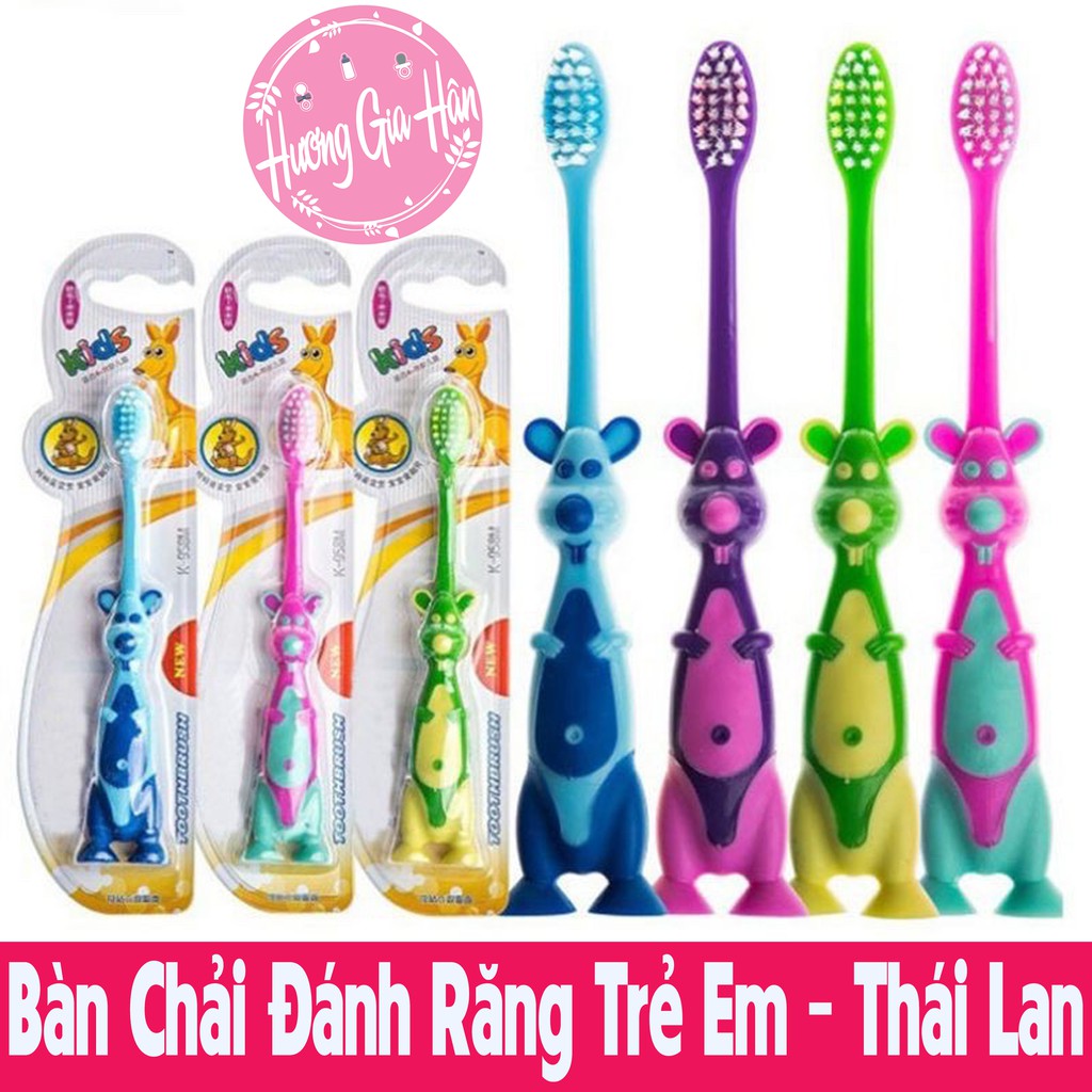 Bàn Chải Đánh Răng Trẻ Em Hình Thú Yong Aili - Thái Lan