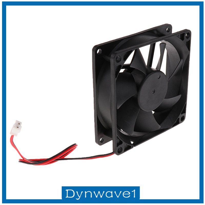 [DYNWAVE1] Cooler PC Case Fan 8cm 2Pin Cooling Cooler Ultra Quiet Bearing High Speed