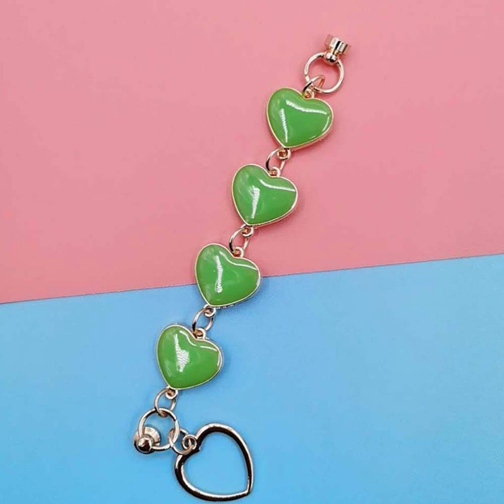 Dây Đeo Điện Thoại Chống Rơi Chống Thất Lạc Hình Trái Tim Nhiều Màu Sắc