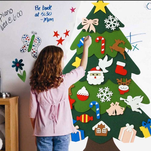 CÂY THÔNG NOEL VẢI DẠ 32 CHI TIẾT