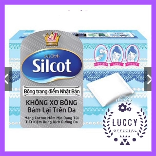 Hộp Bông trang điểm (bông tẩy trang) Silcot 82 miếng/hộp