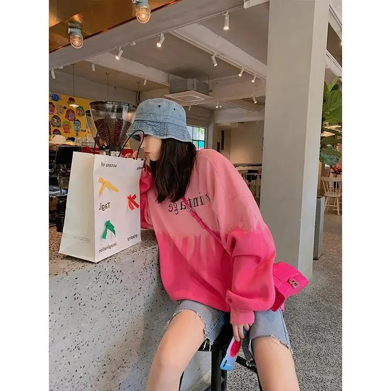Áo Sweater Mỏng Dáng Rộng Màu Gradient Phong Cách Hàn Quốc Thời Trang Thu Đông Dành Cho Nữ 2021 | BigBuy360 - bigbuy360.vn