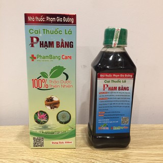 Nước súc miệng cai thuoc la Phạm Bằng⚡ FREESHIP ⚡hỗ trợ cai thuoc la, thuoc lao dưt diem