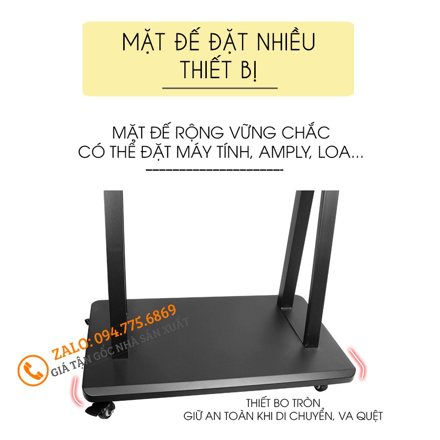 Giá Treo Tivi Di Động ErgoTek E1900  32 - 70 Inch Kệ Treo Tivi Có Bánh Xe Di Chuyển [ Ưu Việt Hơn NB AVA1500 - 1700A ]